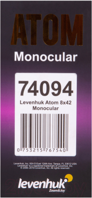 Монокуляр Levenhuk Atom 8x42 / 74094