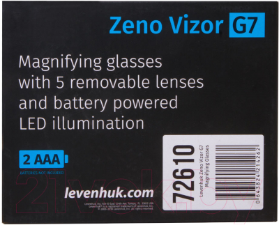 Лупа-очки Levenhuk Zeno Vizor G7 / 72610