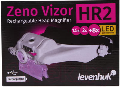 Лупа-очки Levenhuk Zeno Vizor HR2 / 72613