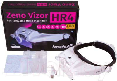 Лупа-очки Levenhuk Zeno Vizor HR4 / 72614