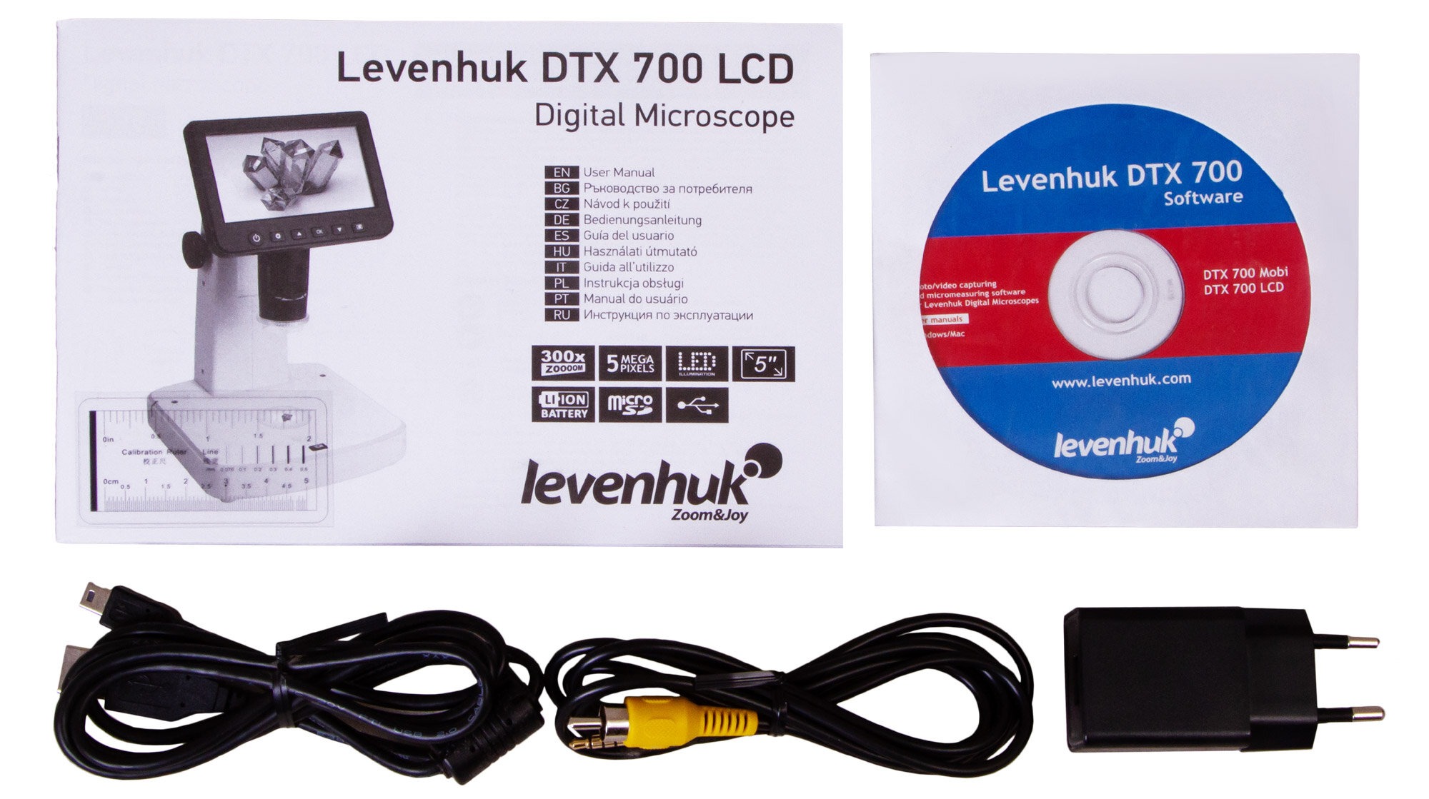 Микроскоп цифровой Levenhuk DTX 700 LCD / 75075