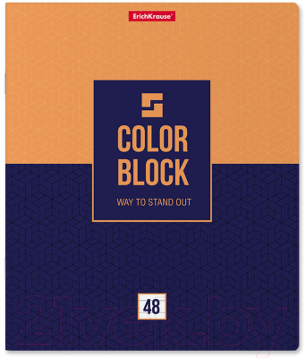 Тетрадь Erich Krause 3D Color Block / 49578 (48л, клетка)