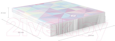 Изображение товара Тетрадь Erich Krause Magic Rhombs / 49617 (48л, линейка)