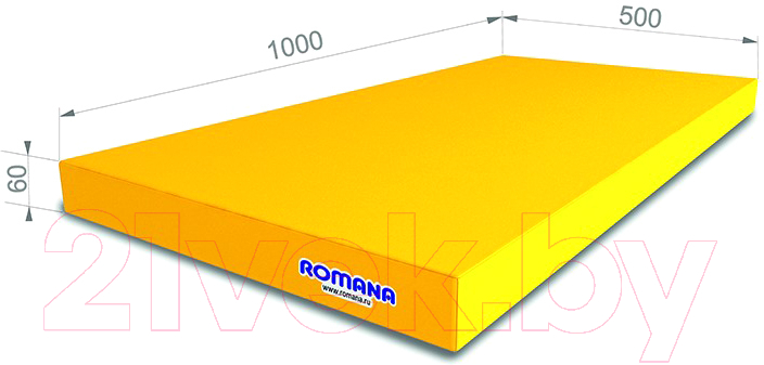 Гимнастический мат Romana 5.000.06