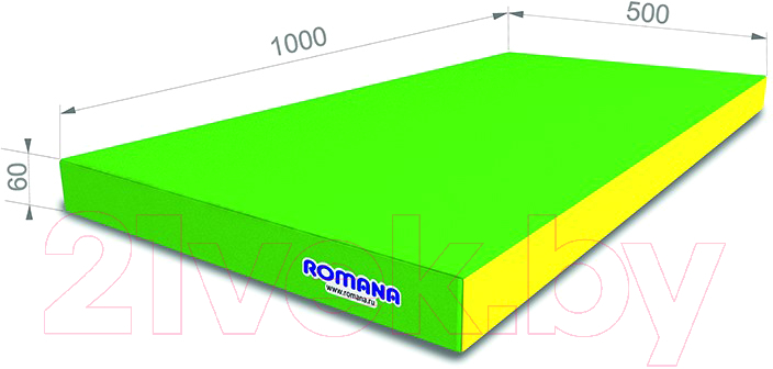 Гимнастический мат Romana 5.000.06