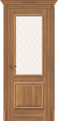 Дверь межкомнатная el'Porta Эко Классико-13 60x200 (Golden Reef/White Сrystal)