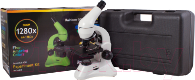 Микроскоп оптический Levenhuk Rainbow 50L Plus / 69051 (Moonstone)
