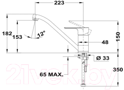 Смеситель Teka Mallorca 329136210