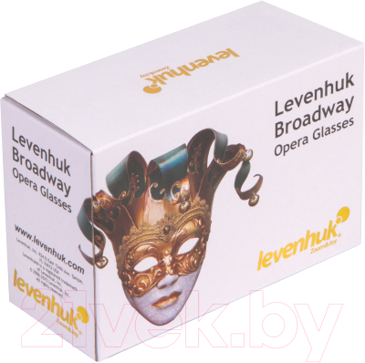 Театральный бинокль Levenhuk Broadway 325F / 28818 (с подсветкой и цепочкой, золото)