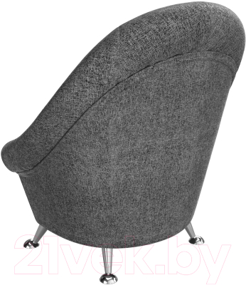 Кресло мягкое Лига Диванов 252 / 105547 (рогожка, серый)