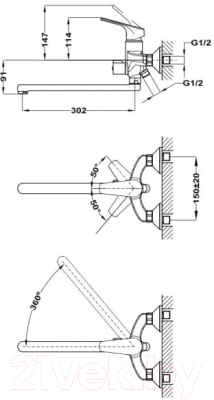 Смеситель Teka Alcudia 4612162C0