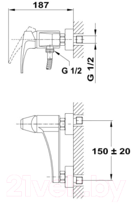 Смеситель Teka Deia 402316200