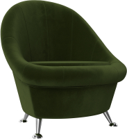 Кресло мягкое Лига Диванов 252 / 105541 (микровельвет, зеленый) - 