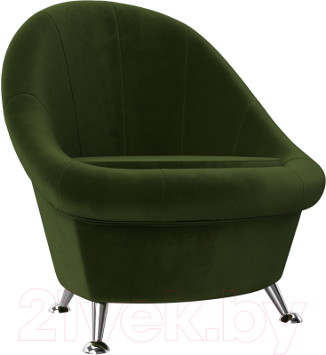 Кресло мягкое Лига Диванов 252 / 105541 (микровельвет, зеленый)