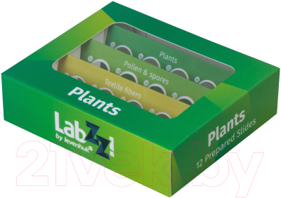 Набор микропрепаратов Levenhuk LabZZ P12 / 72869 (растения)