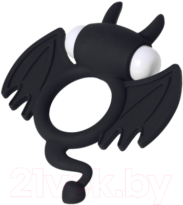 Виброкольцо Jos Cocky Devil / 782016 (черный)