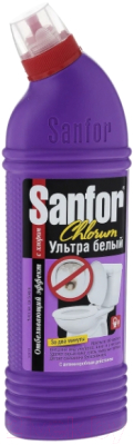 Чистящее средство для унитаза Sanfor Chlorum (750мл)