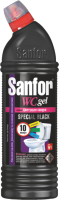 Чистящее средство для ванной комнаты Sanfor WC Gel. Special Black (750мл) - 