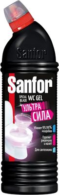 Чистящее средство для унитаза Sanfor WC Gel. Special Black (750мл)