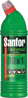Универсальное чистящее средство Sanfor Universal Зеленое яблоко 10в1 (750мл) - 