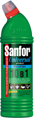 Универсальное чистящее средство Sanfor Universal Морской бриз 10в1 (750мл)