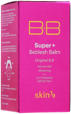 BB-крем Skin79 Super Plus Beblesh Balm SPF30 PA++ Pink Anti-wrinkle Whitening (40мл)