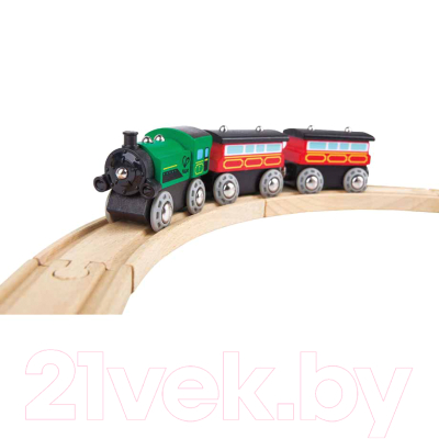 Локомотив игрушечный Hape Пассажирский поезд / E3719-HP