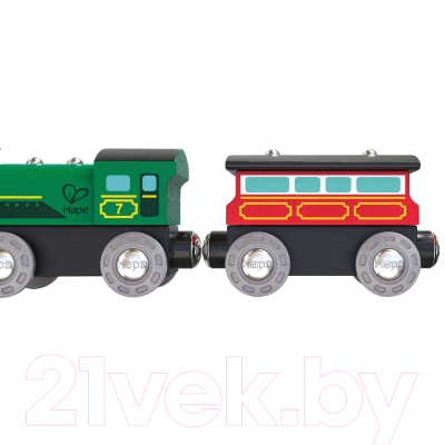 Локомотив игрушечный Hape Пассажирский поезд / E3719-HP