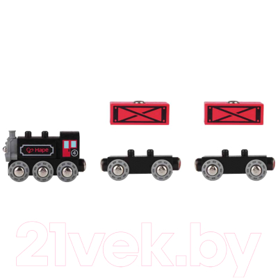 Локомотив игрушечный Hape Товарный поезд / E3717-HP
