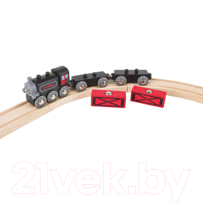 Локомотив игрушечный Hape Товарный поезд / E3717-HP