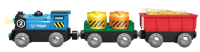 Поезд игрушечный Hape Товарный поезд на батарейках / E3720-HP - 