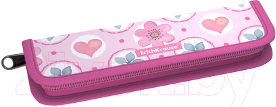 

Пенал Erich Krause, Pink Flowers / 48313