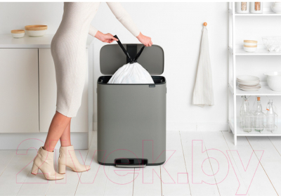 Мусорное ведро Brabantia Bo Pedal Bin / 211348 (60л)