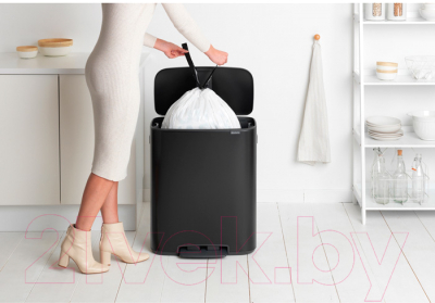 Мусорное ведро Brabantia Bo Pedal Bin / 211362 (60л)