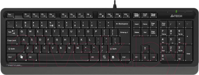 Клавиатура A4Tech Fstyler FK10 USB (черный/серый)