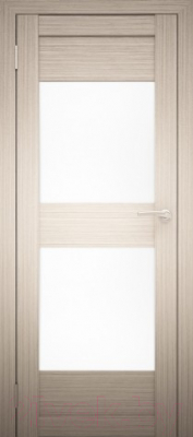 Дверь межкомнатная Юни Амати 15 80x200 (дуб беленый/стекло белое)