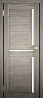 Дверь межкомнатная Юни Амати 18 70x200 (дуб дымчатый/стекло белое) - 