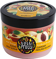 

Скраб для тела, Tutti Frutti Персик и Манго сахарный