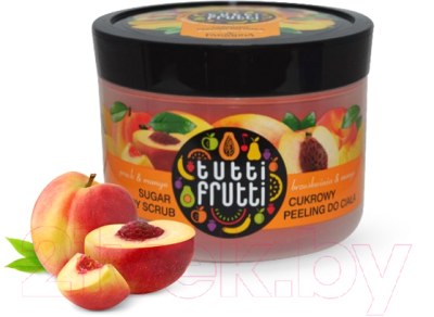 Скраб для тела Farmona Tutti Frutti Персик и Манго сахарный (300мл)