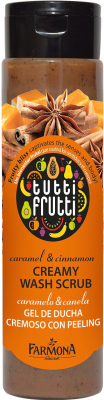 Скраб для тела Farmona Tutti Frutti Карамель и Kорица кремовый моющий (200мл)