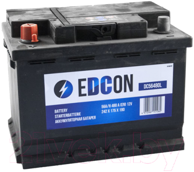 Автомобильный аккумулятор Edcon DC56480L (56 А/ч)