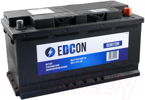 Автомобильный аккумулятор Edcon DC90720R