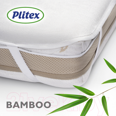 Наматрасник в кроватку Plitex Bamboo Waterproof Comfort / НН-02.1