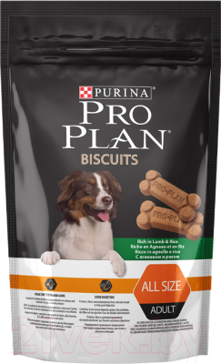 Лакомство для собак Pro Plan Biscuits Adult Lamb&Rice (400г)