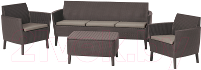 

Комплект садовой мебели Keter, Salemo 3-Sofa Set / 238591