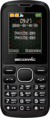 Мобильный телефон Atomic Z1801 (черный)