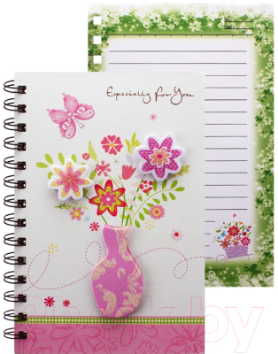 

Блокнот Darvish, Бабочка и цветы / DV-6960