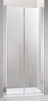 Душевая дверь Adema НАП ДУО-80 / NAP DUO-80 (прозрачное стекло)
