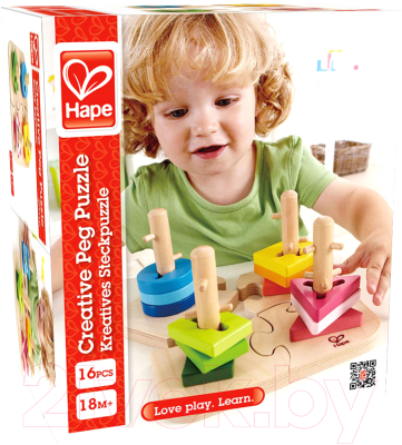 Развивающая игрушка Hape Творческая головоломка / E0411-HP