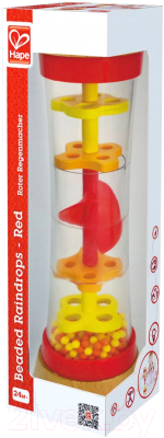Развивающая игрушка Hape Бисерный дождь / E0327-HP (красный)